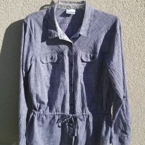 Columbia cotton drawstring waist jacket